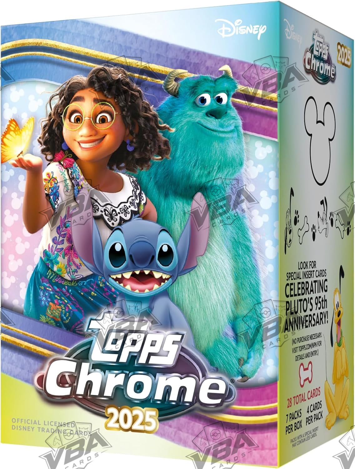 Topps Chrome Disney 2025 – Value Box (EN)
