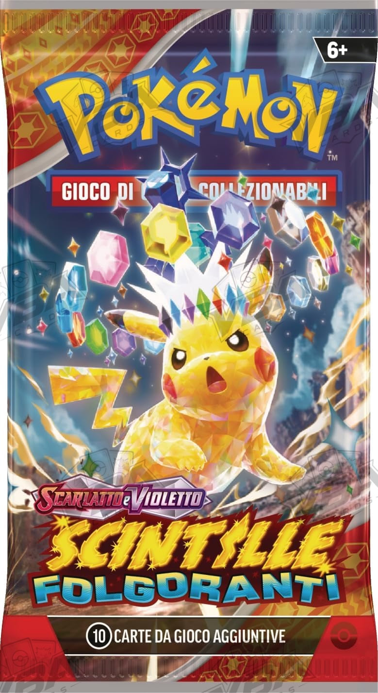 Scarlatto e Violetto Scintille Folgoranti Busta 10 Carte (IT)