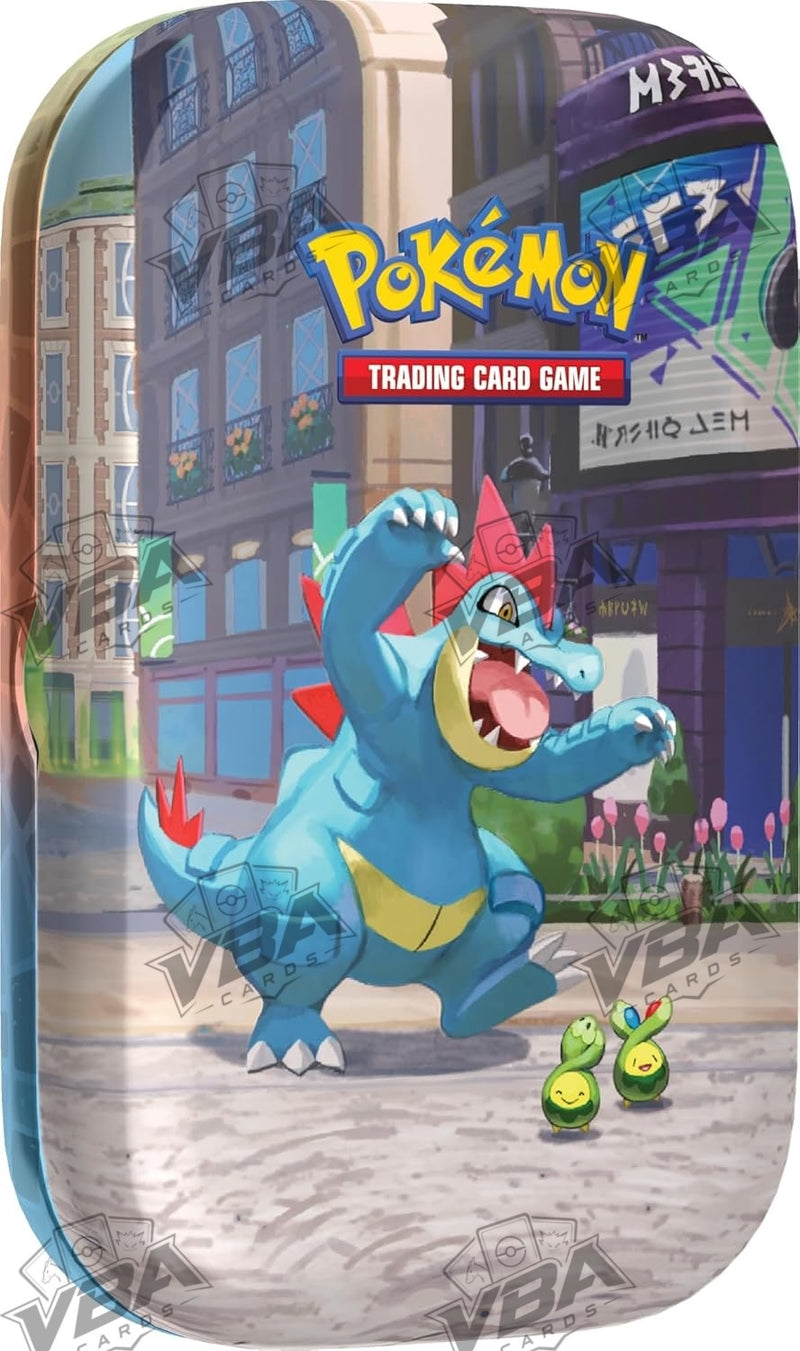 Mini Tin da Collezione Luminopoli Feraligatr e Budew (IT)