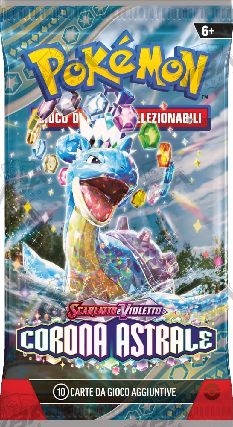 Scarlatto e Violetto Corona Astrale Busta 10 Carte (IT)