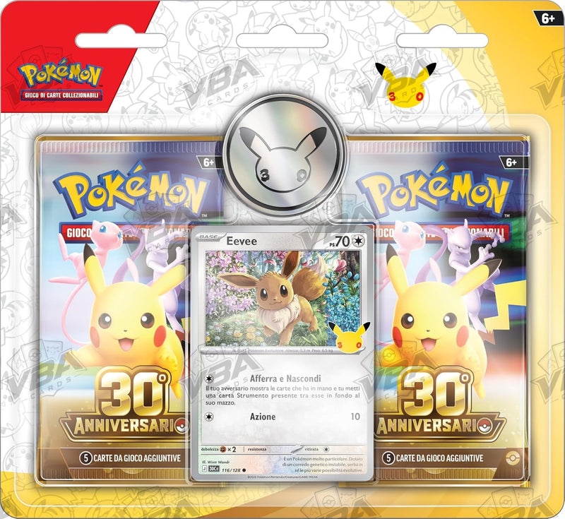 Collezione 30° Anniversario con Moneta Pikachu (IT)